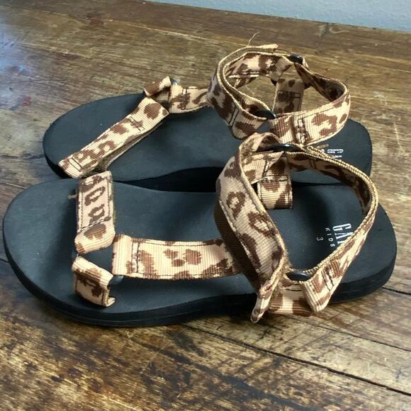 Gap Leopard sandals size 3 - Picture 3 of 6